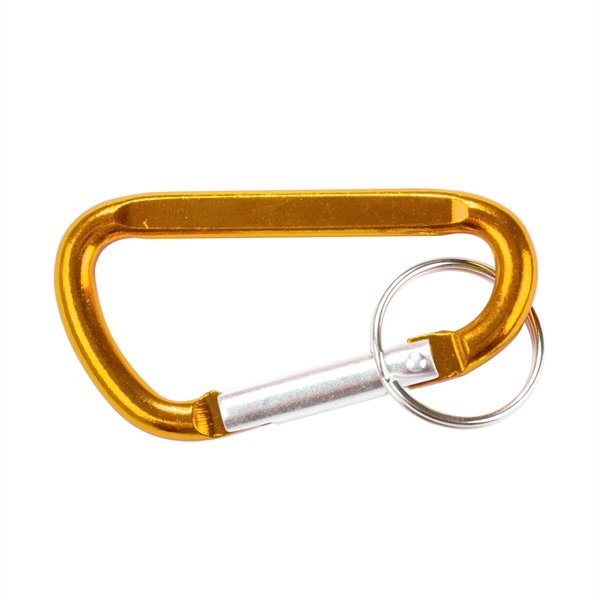 Carabiner with key ring made of aluminum metal, 3 1/8".... from ASI 41511 Brainchild USA Inc / BrainChild Gift Club
