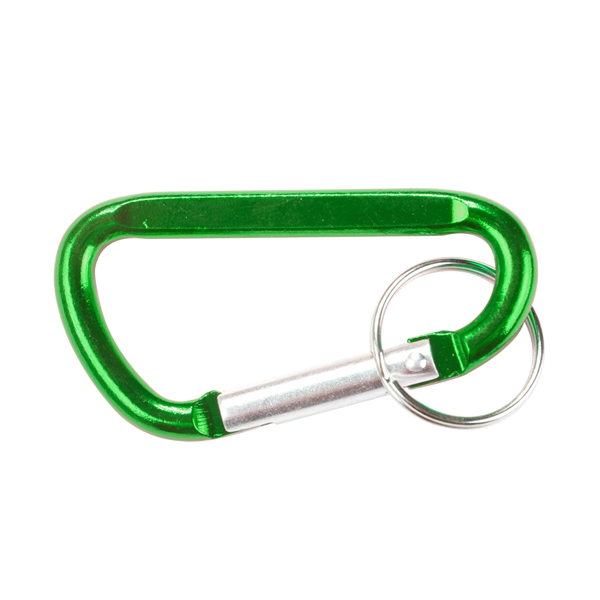 Carabiner with key ring made of aluminum metal, 3 1/8".... from ASI 41511 Brainchild USA Inc / BrainChild Gift Club
