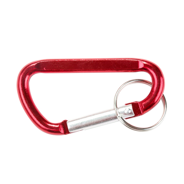 Carabiner with key ring made of aluminum metal, 3 1/8".... from ASI 41511 Brainchild USA Inc / BrainChild Gift Club