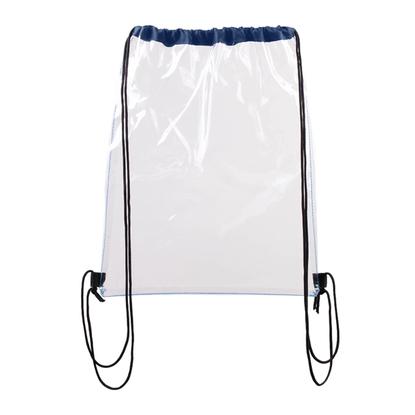 Large Clear Waterproof Stadium Drawstring Backpack... from ASI 39820 Opusline (Benmex)