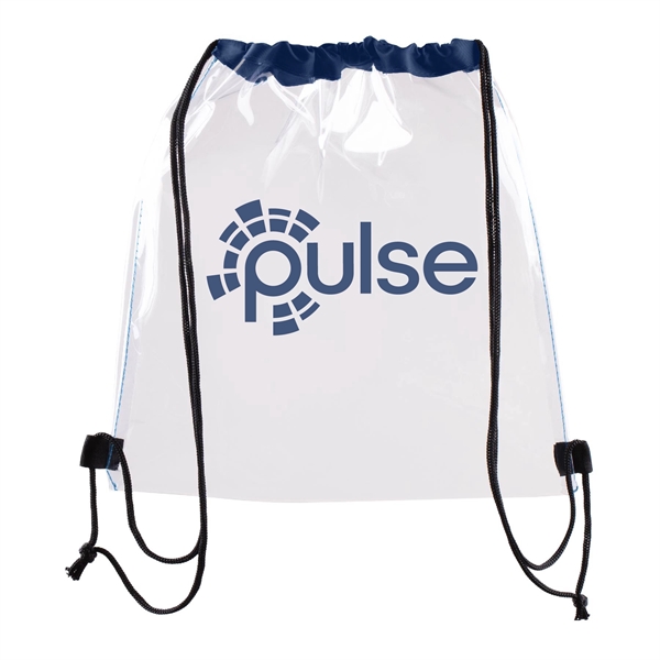 Clear Waterproof Stadium Drawstring Backpack... from ASI 39820 Opusline (Benmex)