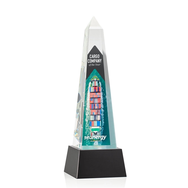 Master Obelisk VividPrint™ Award on Base - Black... from ASI 84592 St Regis Group / St Regis