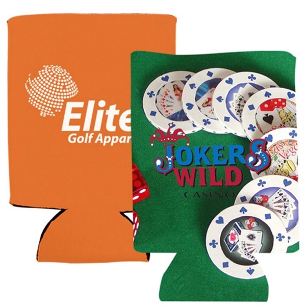 Collapsible Can Cooler - Full Bleed.... from ASI 44900 NC Custom (CI/Lanco) / Lanco