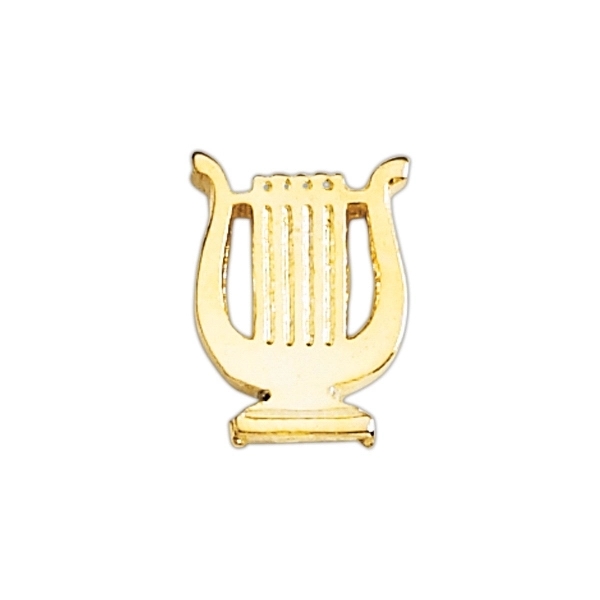 Music lapel pin with military clutch.... from ASI 68760 Marken Industries / Marken