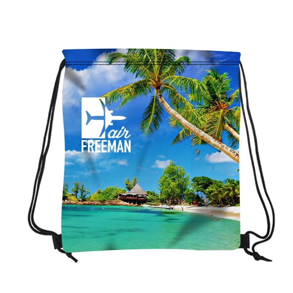 16" x 18" polyester drawstring backpack.... from ASI 61125 Hit Promotional Products / Hit®