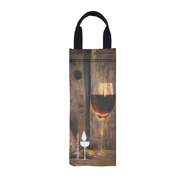 6" x 16" cotton canvas wine bag designed to carry a... from ASI 61125 Hit Promotional Products / Hit®