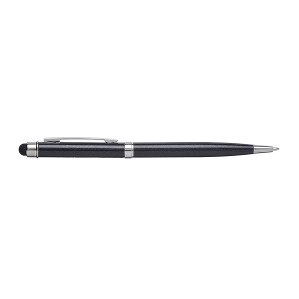Aluminum ballpoint pen with twist-action mechanism and stylus tip.... from ASI 39552 BEL Promo