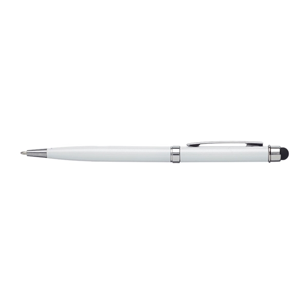 Aluminum ballpoint pen with twist-action mechanism and stylus tip.... from ASI 39552 BEL Promo