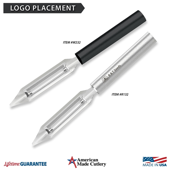 Vegetable peeler with a blade measuring 1 3/4".... from ASI 35560 American Made Cutlery / American Made Cutlery