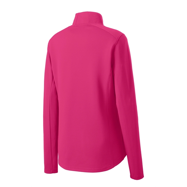 Sport-Tek Ladies Sport-Wick Textured 1/4-Zip Pullover.... from ASI 84863 SanMar