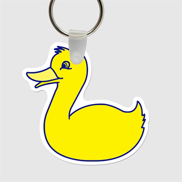 Full color duck shaped key tag.... from ASI 56100 Gemini Ind Inc / Gemini Line™