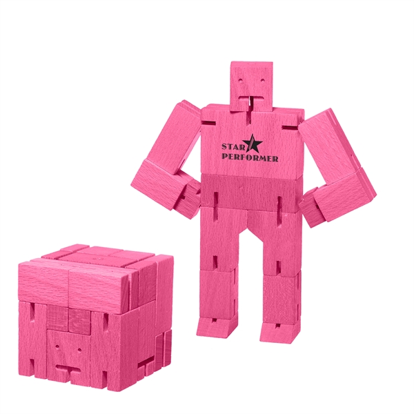 Cubebot micro robot with hardwood frame and elastic-band muscles.... from ASI 62820 International Merch Concepts / IMC