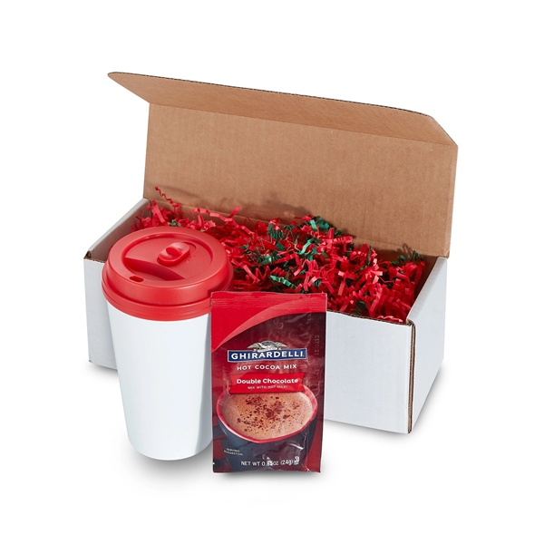 Gift set with a 16 ounce plastic coffee tumbler with silicone... from ASI 57800 Gordon Sinclair / Gordon Sinclair®