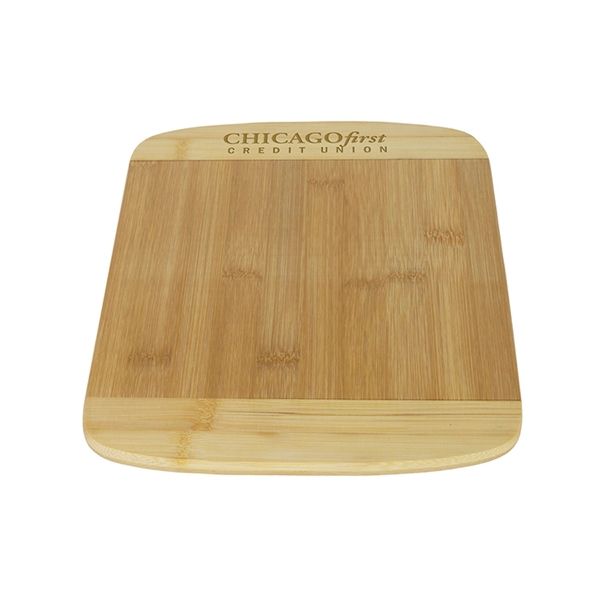 8 1/2" x 11" x 3/8" two tone bamboo cutting board... from ASI 62660 Innovation Line