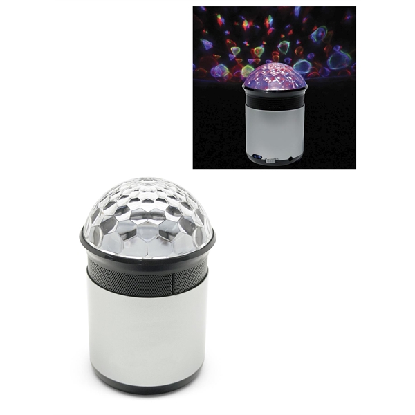 LED disco ball Bluetooth wireless speaker displays a colorful morphing LED... from ASI 45450 CleggPromo / CleggPromo