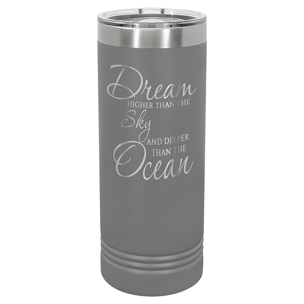 Polar Camel 22 oz. Skinny Tumbler with Slider Lid... from ASI 72657 Active Life Promo / Active Life Promo Ingrain Promo