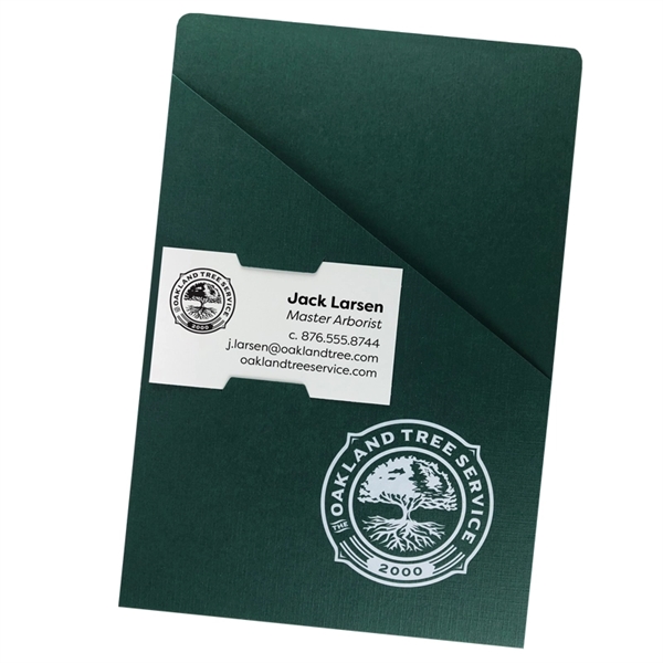 Foil Stamped 6" x 9" mid-size pocket page with angle cut... from ASI 32050 Admore / Admore®