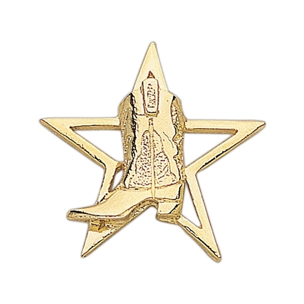 Western shape lapel pin with military clutch.... from ASI 68760 Marken Industries / Marken