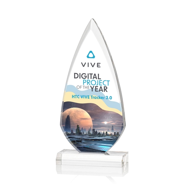 The arrowhead shape of the Vanderbilt Award is defined with deep... from ASI 84592 St Regis Group / St Regis