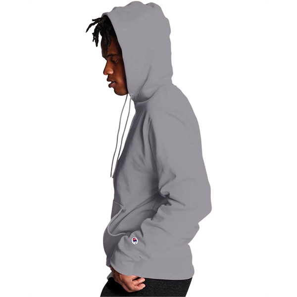 Moisture-wicking pullover hoodie with two-ply hood, dyed-to-match drawcord, and front pouch... from ASI 34063 alphabroder