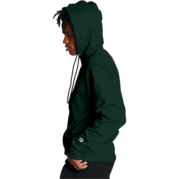Moisture-wicking pullover hoodie with two-ply hood, dyed-to-match drawcord, and front pouch... from ASI 34063 alphabroder