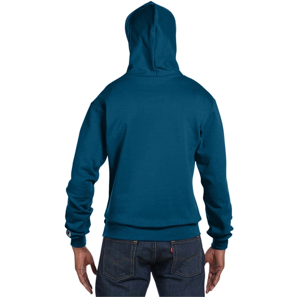 Moisture-wicking pullover hoodie with two-ply hood, dyed-to-match drawcord, and front pouch... from ASI 34063 alphabroder