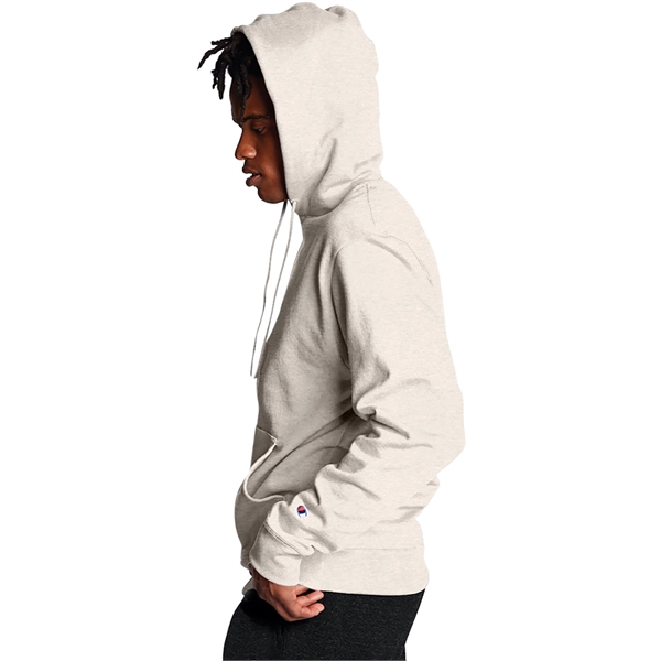 Moisture-wicking pullover hoodie with two-ply hood, dyed-to-match drawcord, and front pouch... from ASI 34063 alphabroder