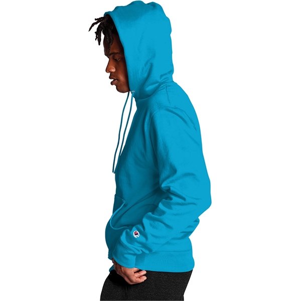 Moisture-wicking pullover hoodie with two-ply hood, dyed-to-match drawcord, and front pouch... from ASI 34063 alphabroder