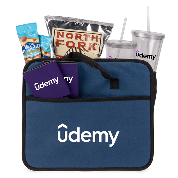 Trunk Organizer with tumblers, can coolers, chips and almonds.... from ASI 44900 NC Custom (CI/Lanco) / Lanco