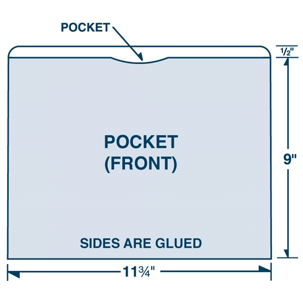Portfolio file jacket, top tab is not reinforced sides are glued.... from ASI 32050 Admore / Admore®