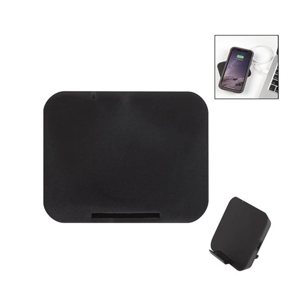 Qi enabled wireless charger with phone stand... from ASI 37218 Athena Promo (tm)