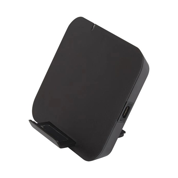 Qi enabled wireless charger with phone stand... from ASI 37218 Athena Promo (tm)