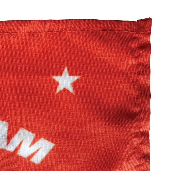 8" x 12" Single Reverse Polyester Stick Flag on a 15.75"... from ASI 80228 Quinn