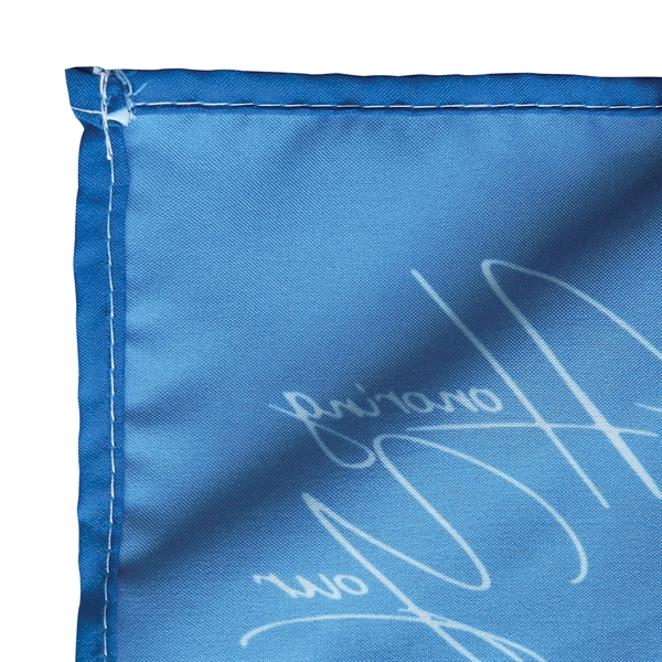 12" x 18" Single Reverse Knitted Polyester Stick Flag on a... from ASI 80228 Quinn