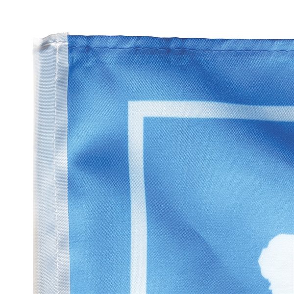 16" x 24" Single Reverse Knitted Polyester Stick Flag on a... from ASI 80228 Quinn