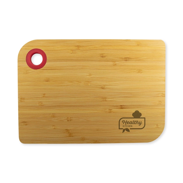 Mini bamboo cutting board that measures 7.12"H x 10.06"W with laser... from ASI 54040 Fey Promo / Mi Line by Fey