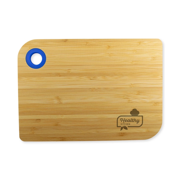 Mini bamboo cutting board that measures 7.12"H x 10.06"W with laser... from ASI 54040 Fey Promo / Mi Line by Fey