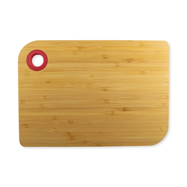 Mini bamboo cutting board that measures 7.12"H x 10.06"W with laser... from ASI 54040 Fey Promo / Mi Line by Fey