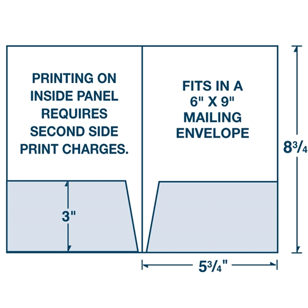 Small presentation folder, 5 3/4" x 8 3/4".... from ASI 32050 Admore / Admore®