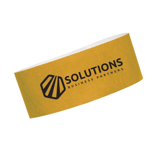 Custom designed, high quality, solid color Tyvek event wristband.... from ASI 62088 IDProductsource