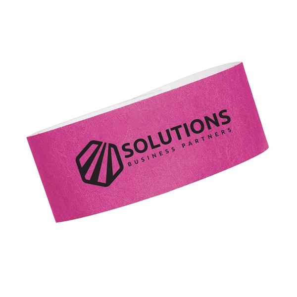 Custom designed, high quality, solid color Tyvek event wristband.... from ASI 62088 IDProductsource