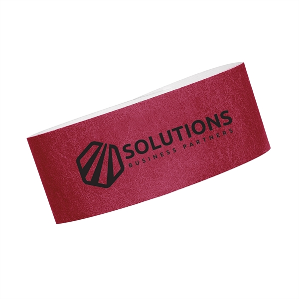 Custom designed, high quality, solid color Tyvek event wristband.... from ASI 62088 IDProductsource