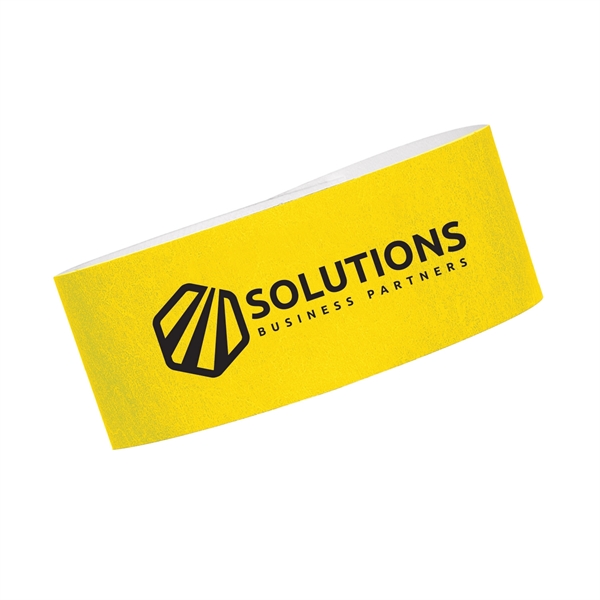 Custom designed, high quality, solid color Tyvek event wristband.... from ASI 62088 IDProductsource