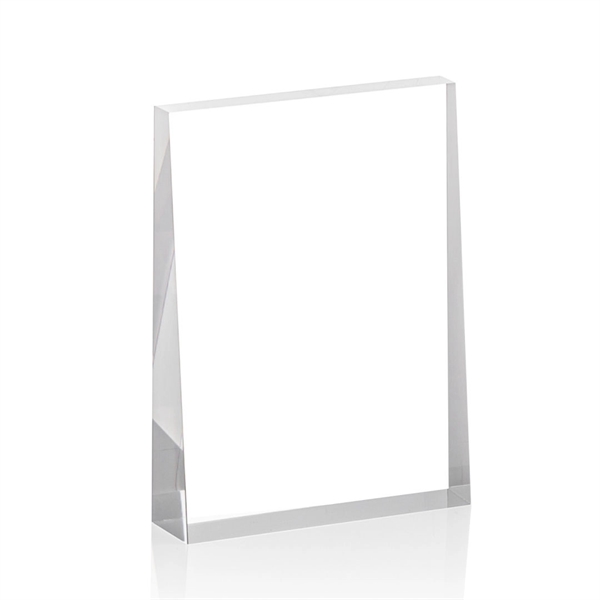The Lansing Award is a thick freestanding acrylic award that tapers... from ASI 84592 St Regis Group / St Regis