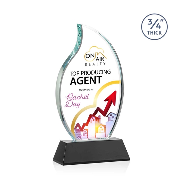 The Croydon VividPrint™ award features an elegant 3/4" thick Starfire Crystal... from ASI 84592 St Regis Group / St Regis