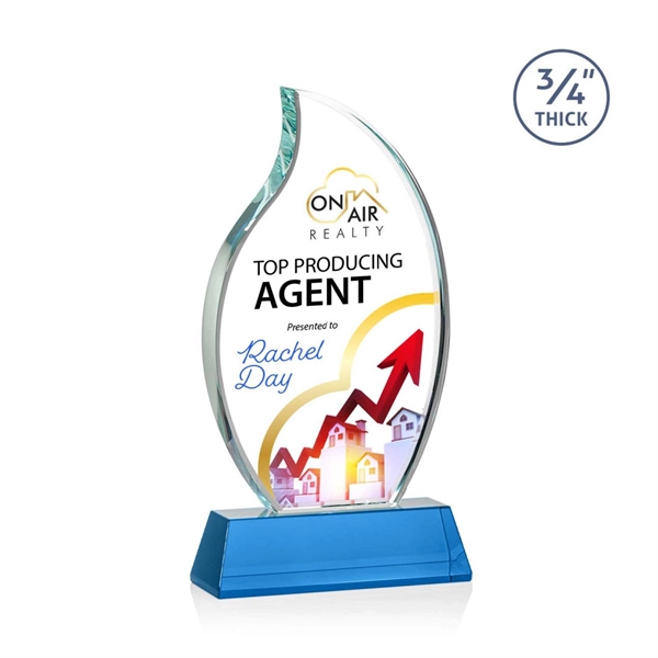 The Croydon VividPrint™ award features an elegant 3/4" thick Starfire Crystal... from ASI 84592 St Regis Group / St Regis