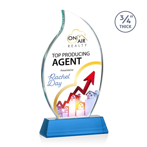 The Croydon VividPrint™ award features an elegant 3/4" thick Starfire Crystal... from ASI 84592 St Regis Group / St Regis