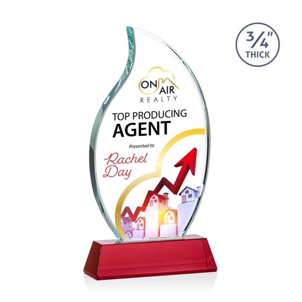 The Croydon VividPrint™ award features an elegant 3/4" thick Starfire Crystal... from ASI 84592 St Regis Group / St Regis