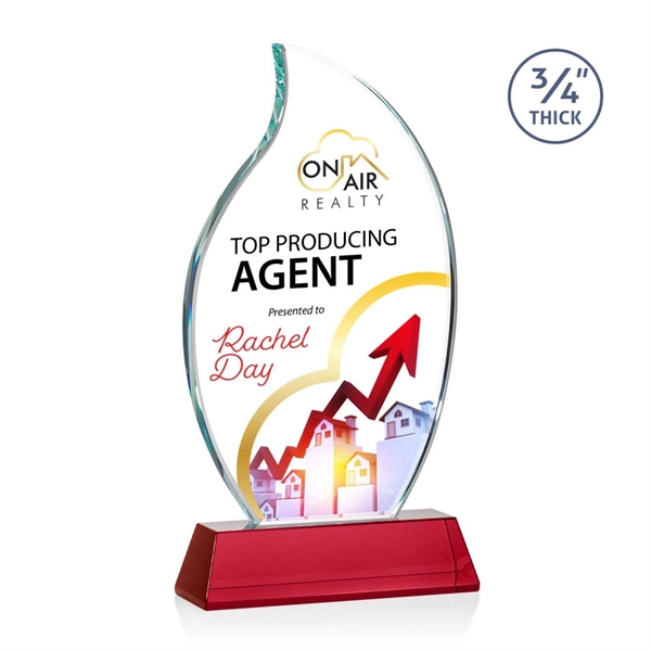 The Croydon VividPrint™ award features an elegant 3/4" thick Starfire Crystal... from ASI 84592 St Regis Group / St Regis