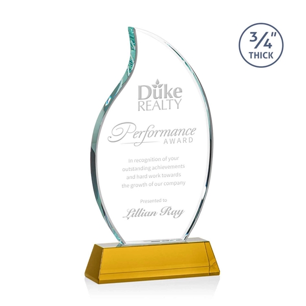 The Croydon award features a beautiful 3/4" thick Starfire Crystal to... from ASI 84592 St Regis Group / St Regis
